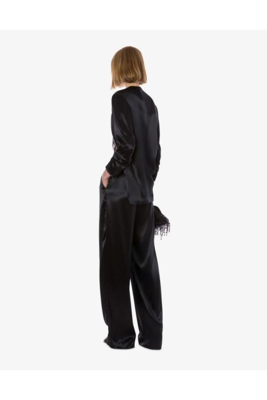 25FW 알베르타 페레티 팔라초 팬츠 889781185331 Black - ALBERTA FERRETTI