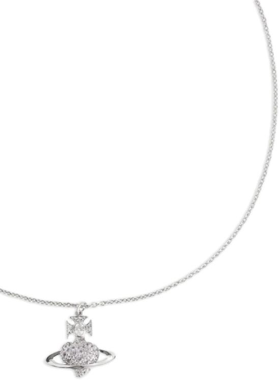 26SS 비비안웨스트우드 발렌타인 아그나타 바스 릴리프 목걸이 630203G0P102 SILVER - VIVIENNE WESTWOOD