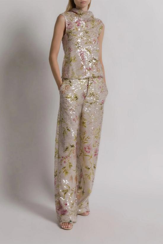26SS 알베르타 페레티 팔라초 팬츠 889781433159 Grey - ALBERTA FERRETTI