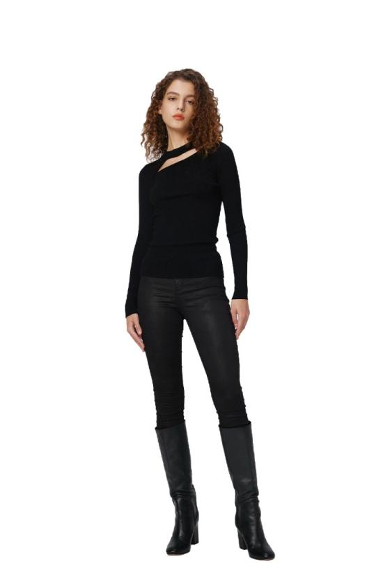  다이앤 본 퍼스텐버그 긴팔 티셔츠 195141725520 Black - DIANE VON FURSTENBERG