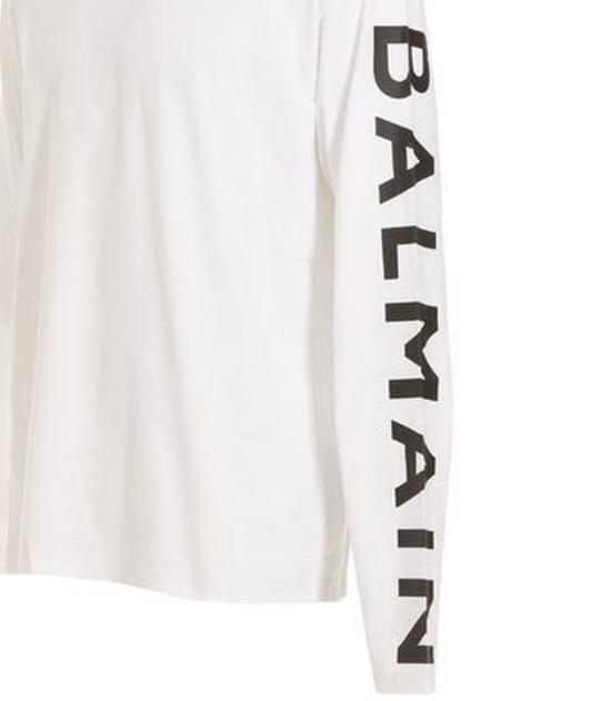 발망 긴팔 티셔츠 2100000293407 White - BALMAIN