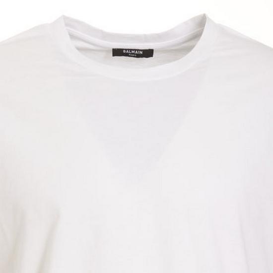  발망 긴팔 티셔츠 2100000293407 White - BALMAIN