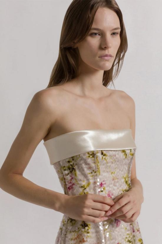 26SS 알베르타 페레티 숏 원피스 889781361278 Neutrals - ALBERTA FERRETTI