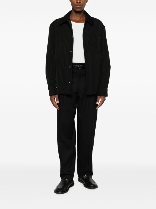 26FW 아미 긴팔 셔츠 HJK829PL0117 001 Noir - AMI