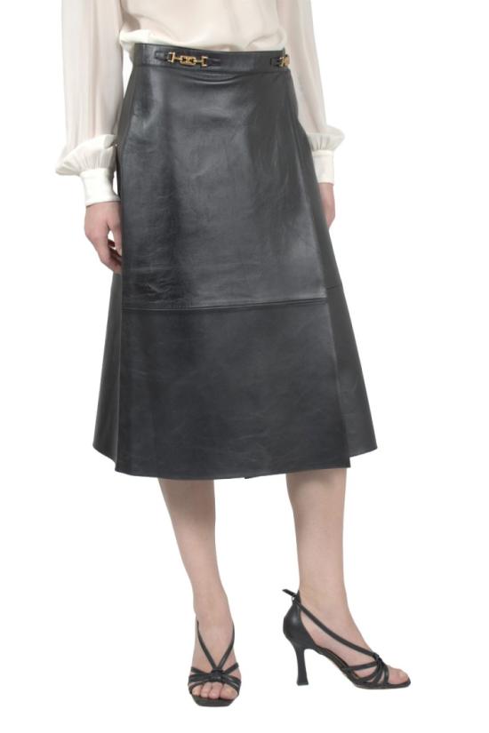 25FW 셀린느 미디 스커트 2100000564248 Grey - CELINE