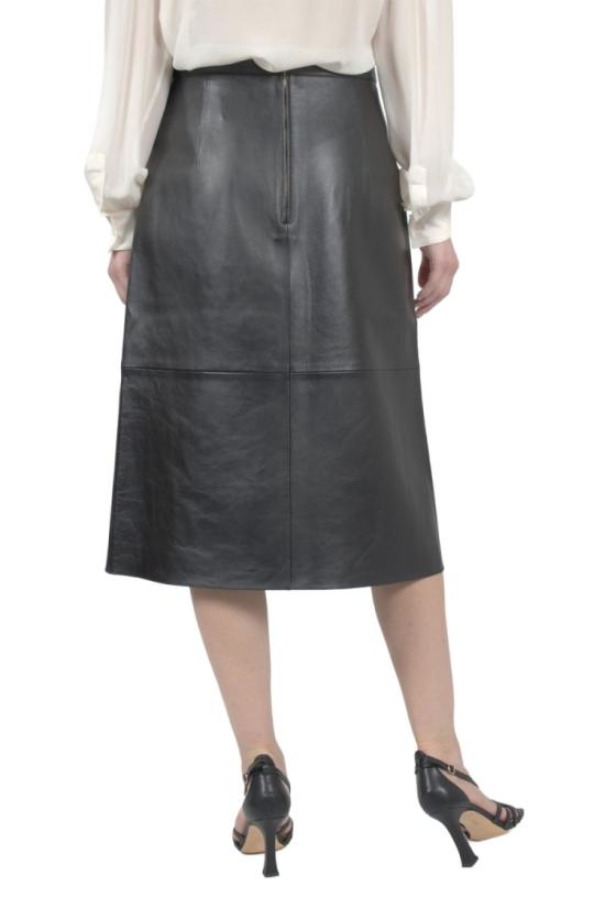 25FW 셀린느 미디 스커트 2100000564248 Grey - CELINE