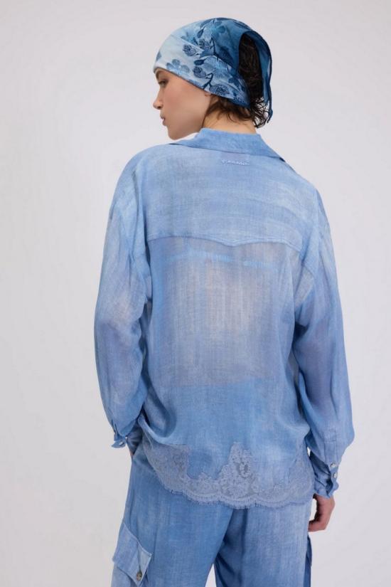 26SS 에르마노 셔츠 2222233299305 Blue - ERMANNO