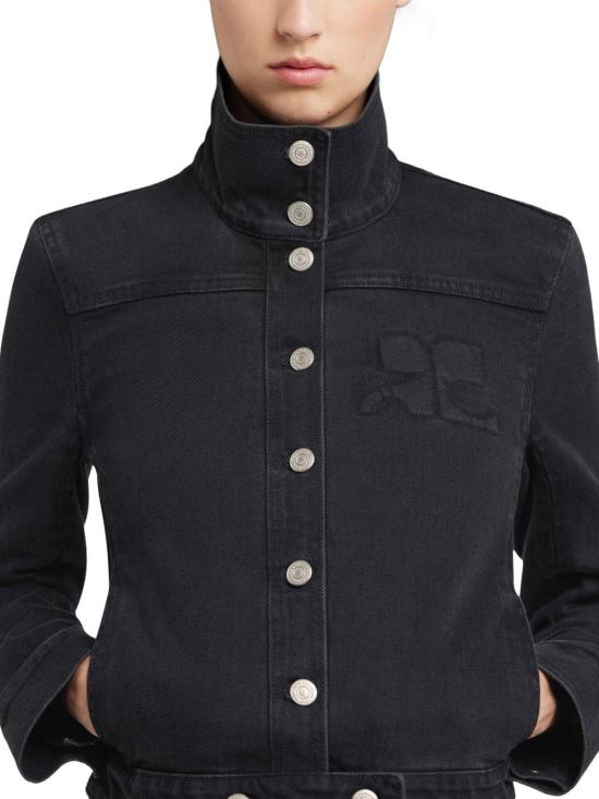 26SS 쿠레쥬 의류 126DBL335DE00599991 BLACK - COURREGES