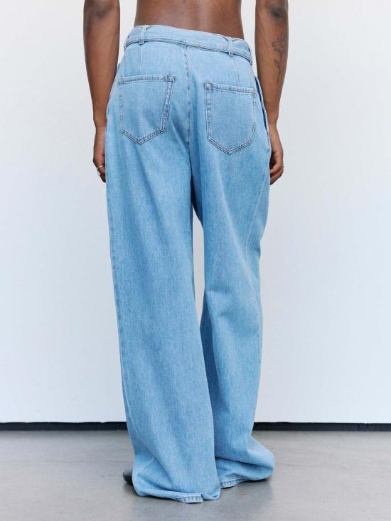  드리스 반 노튼 데님 자켓 드리스 반 노텐  프리치스 팬츠 라이트 블루 - DRIES VAN NOTEN