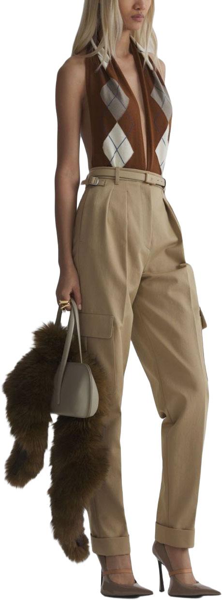 26FW 뮈글러 테이퍼드 팬츠 26F1PA05502722000 BEIGE - MUGLER