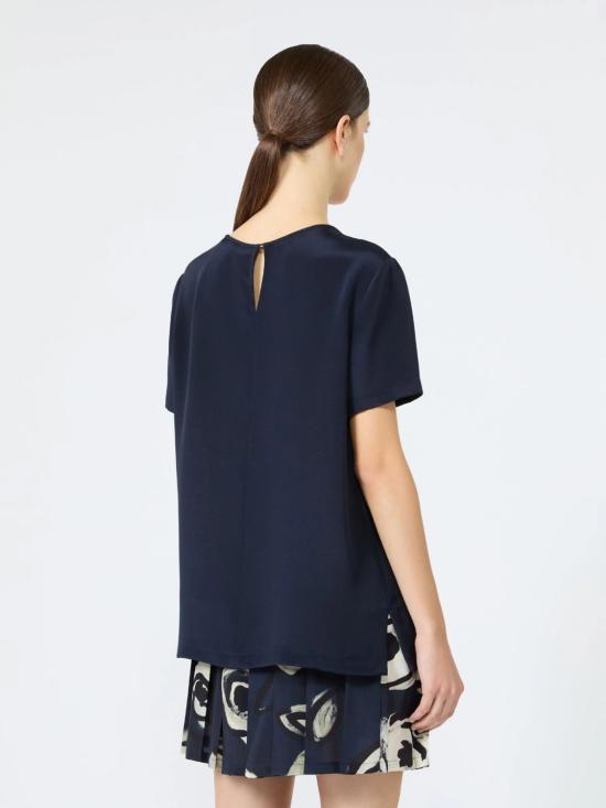 26FW 막스마라 반팔 티셔츠 2621116011600003 NAVY - MAX MARA