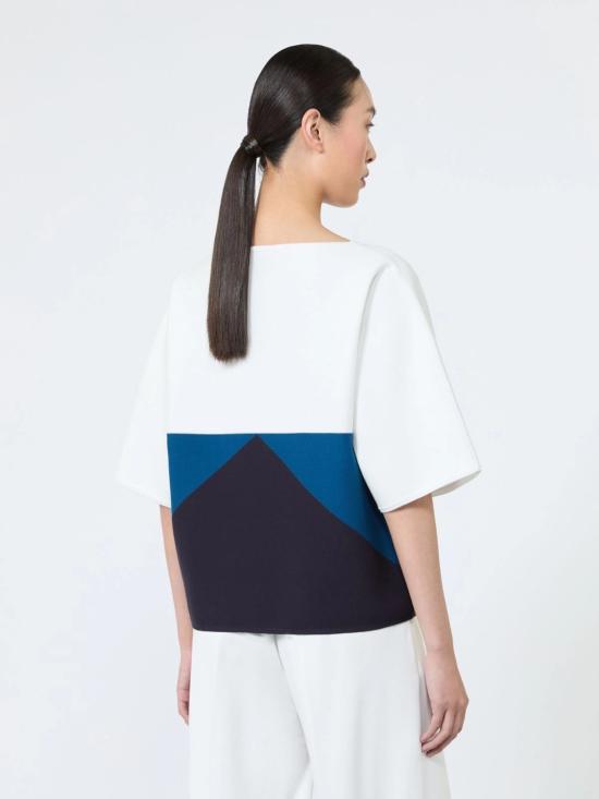 26FW 막스마라 반팔 티셔츠 2621366141600017 NAVY - MAX MARA
