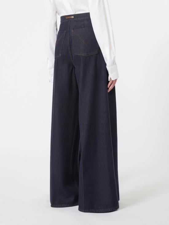 26FW 막스마라 스트레이트 팬츠 2621136032600001 BLUE - MAX MARA