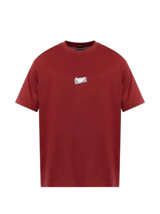 26FW 엠포리오 아르마니 반팔 티셔츠 EM007040AF10017U5 RED