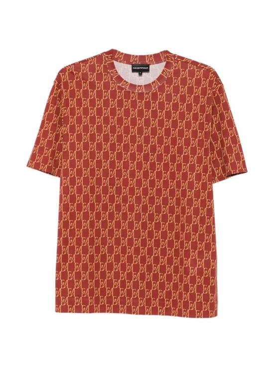 26FW 엠포리오 아르마니 반팔 티셔츠 EM006812AF10017F5 RED