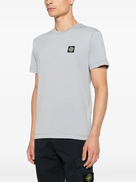 26FW 스톤 아일랜드 반팔 티셔츠 2100027S0013V0049 GRAY - STONE ISLAND