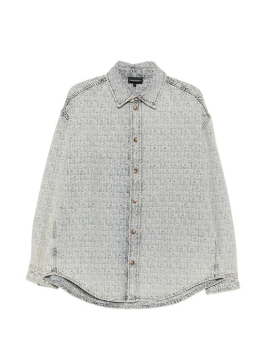 26FW 엠포리오 아르마니 긴팔 셔츠 EM006497AF27500 DENIM
