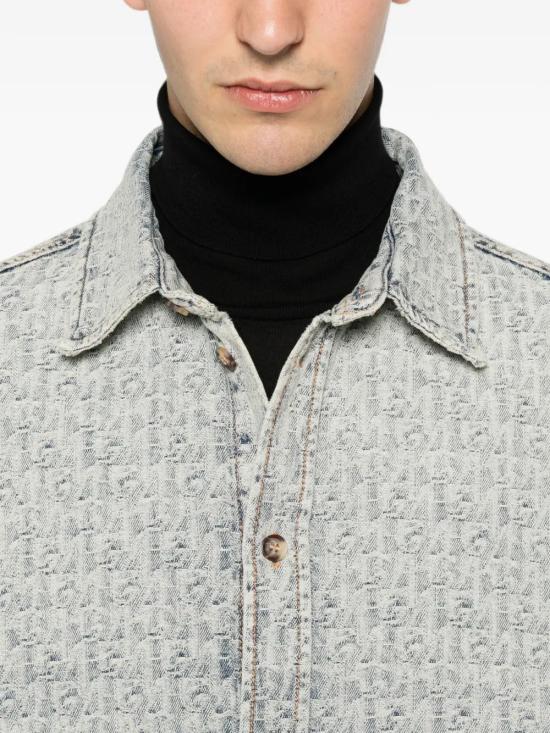 26FW 엠포리오 아르마니 긴팔 셔츠 EM006497AF27500 DENIM - EMPORIO ARMANI
