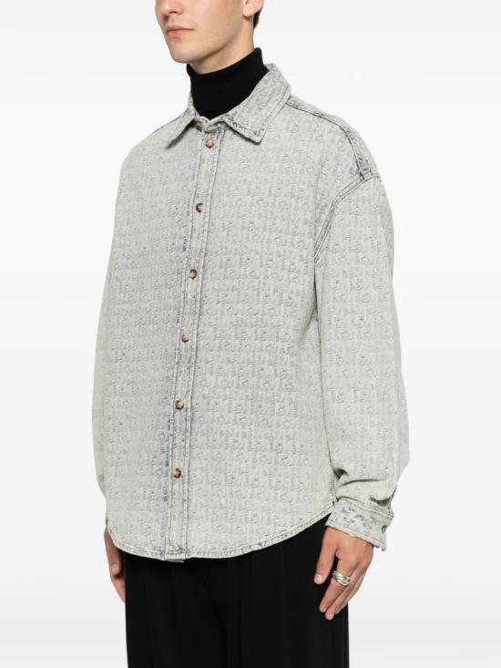 26FW 엠포리오 아르마니 긴팔 셔츠 EM006497AF27500 DENIM - EMPORIO ARMANI