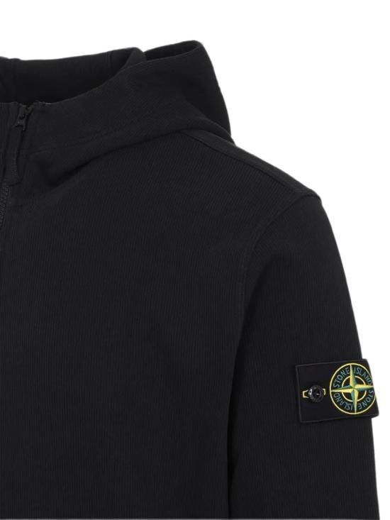 26FW 스톤 아일랜드 후드 티셔츠 6100020S0472V0029 BLACK - STONE ISLAND