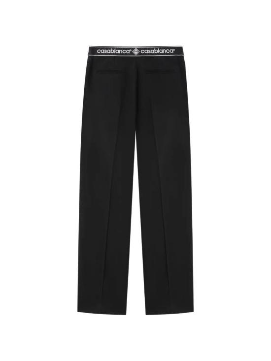 26FW 카사블랑카 스트레이트 팬츠 PF26TR44801 BLACK - CASABLANCA