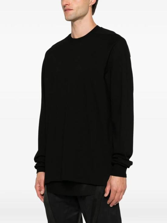 26FW 릭 오웬스 반팔 티셔츠 RU02F4277BA09 BLACK - RICK OWENS