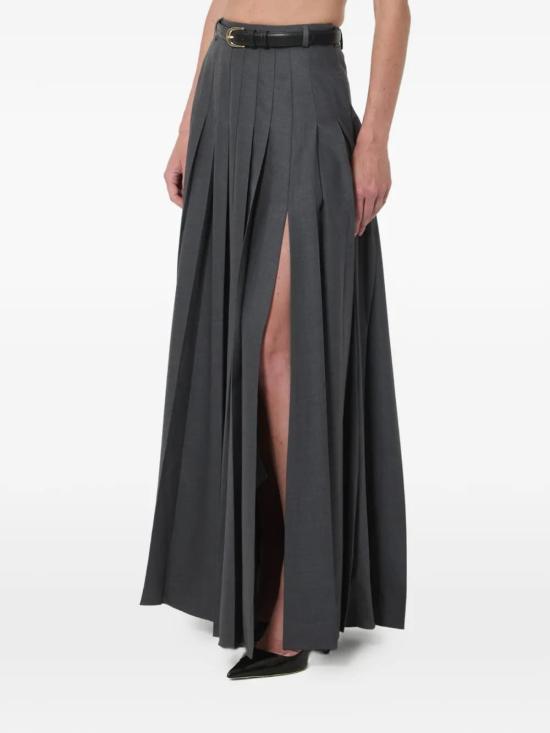 26FW 셀프 포트레이트 롱 스커트 PF26137XSKGRPF26RTW GRAY - SELF PORTRAIT