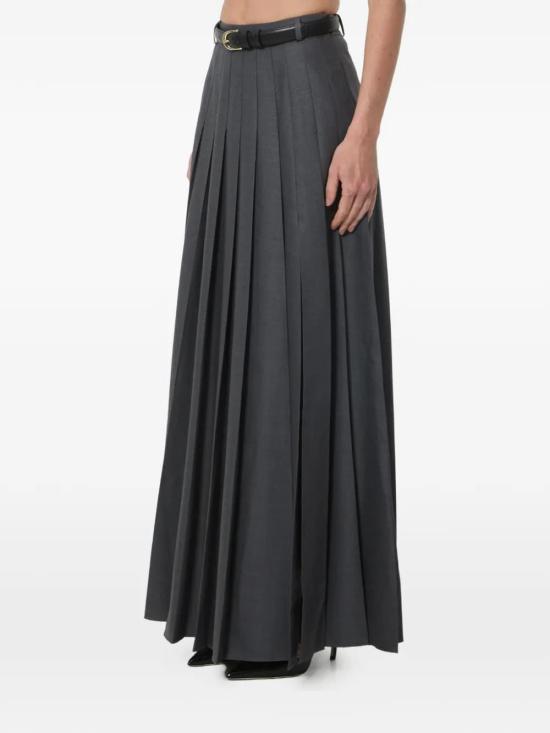 26FW 셀프 포트레이트 롱 스커트 PF26137XSKGRPF26RTW GRAY - SELF PORTRAIT
