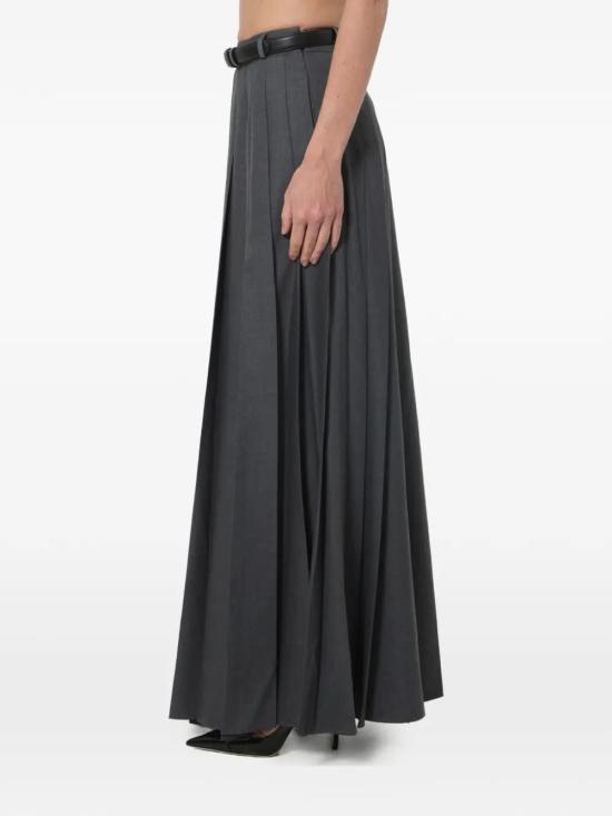 26FW 셀프 포트레이트 롱 스커트 PF26137XSKGRPF26RTW GRAY - SELF PORTRAIT