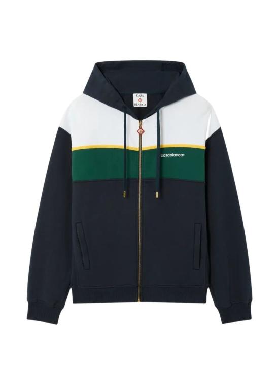 26FW 카사블랑카 후드 티셔츠 MPF26JTP54501 NAVYBLUE