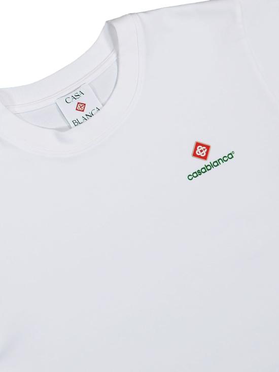 26FW 카사블랑카 반팔 티셔츠 MPF26JTS00111 WHITE - CASABLANCA