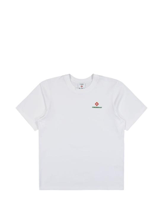 26FW 카사블랑카 반팔 티셔츠 MPF26JTS00111 WHITE