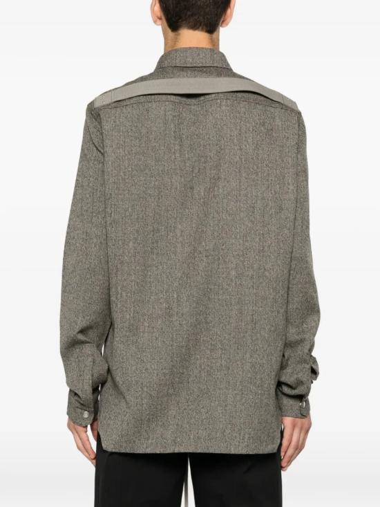 26FW 릭 오웬스 긴팔 셔츠 RU02F4729WBI79 GRAY - RICK OWENS