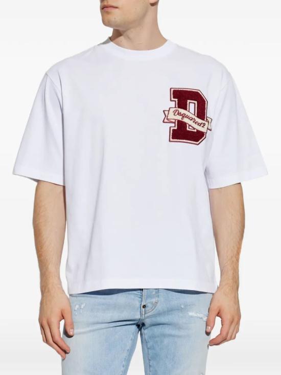 26FW 디스퀘어드2 반팔 티셔츠 S74GD1605D20033100 WHITE - DSQUARED2