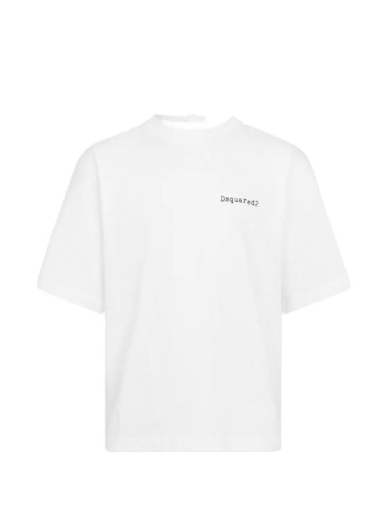 26FW 디스퀘어드2 반팔 티셔츠 S74GD1581D20033100 WHITE