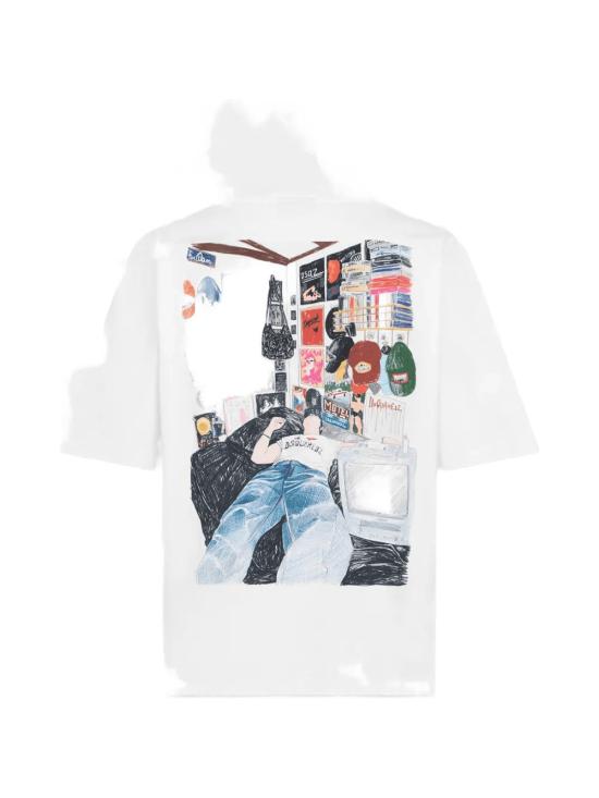 26FW 디스퀘어드2 반팔 티셔츠 S74GD1578D20033100 WHITE - DSQUARED2