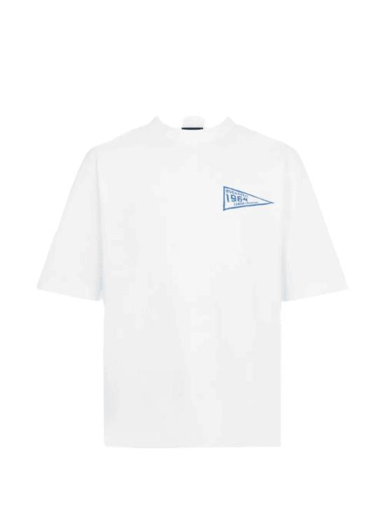 26FW 디스퀘어드2 반팔 티셔츠 S74GD1578D20033100 WHITE