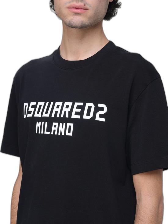 26FW 디스퀘어드2 밀라노 쿨핏 티셔츠 S74GD1520D20106900 BLACK - DSQUARED2