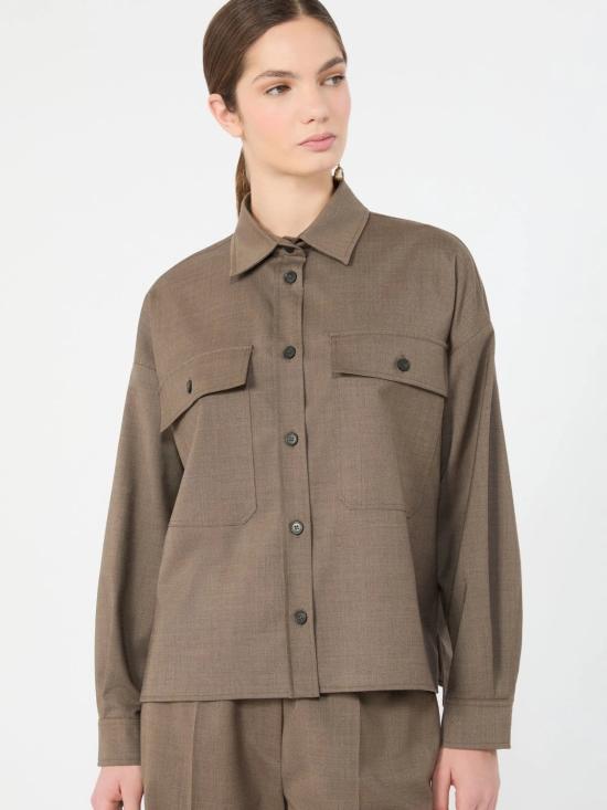 26FW 위켄드막스마라 셔츠 2625046092600001 BROWN - WEEKEND MAX MARA