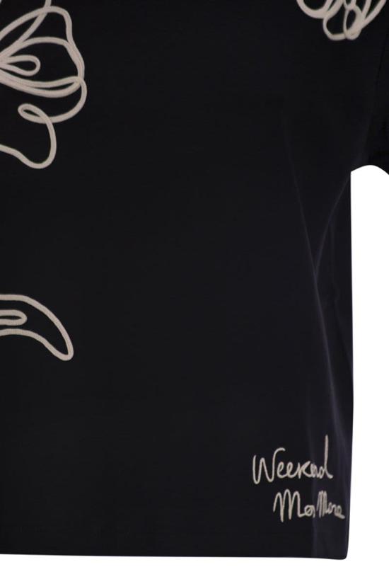 26FW 위켄드막스마라 반팔 티셔츠 2625976051600008 BLACK - WEEKEND MAX MARA