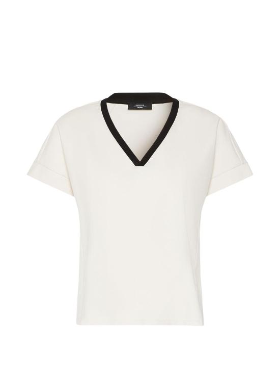 26FW 위켄드막스마라 반팔 티셔츠 2625946061600004 BEIGE