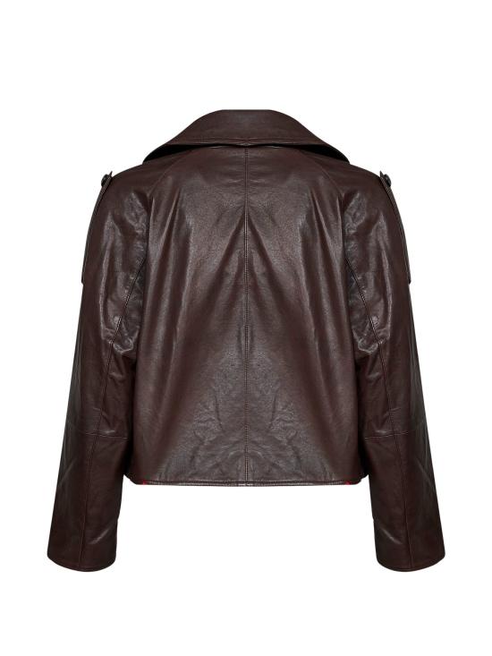 26FW 위켄드막스마라 가죽 자켓 2625446051600002 CHOCOLATE - WEEKEND MAX MARA