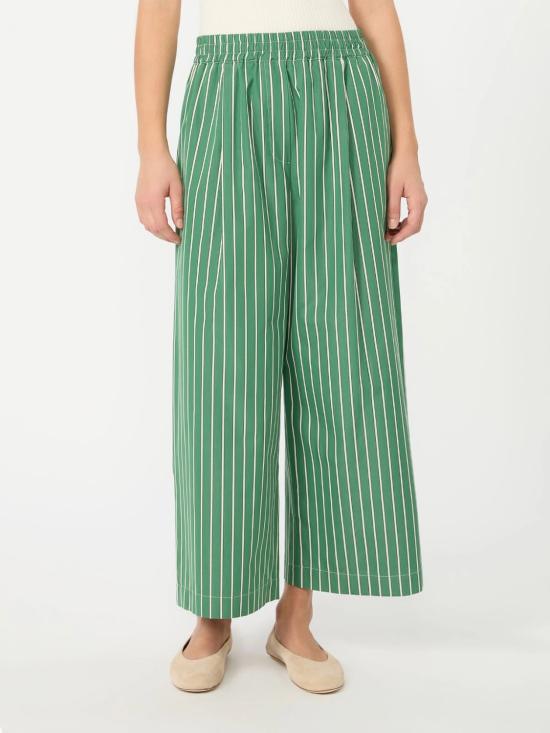 26FW 위켄드막스마라 스트레이트 팬츠 2625136071600025 GREEN - WEEKEND MAX MARA