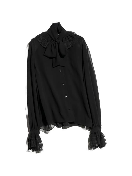 26FW 구찌 블라우스 876365ZHS04 1000 BLACK