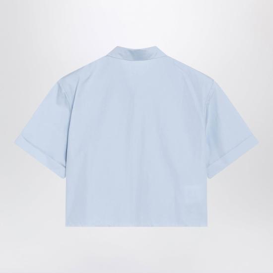 26FW 미우미우 포플린 셔츠 MK2045OOO10RG F0013 LIGHT BLUE - MIU MIU