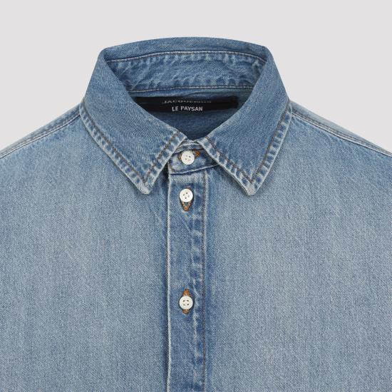 26FW 자크뮈스 시몽 드 님 데님 셔츠 SHM00545AD00017 33C BLUE - JACQUEMUS