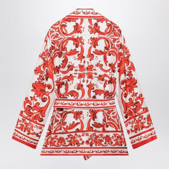 26FW 돌체앤가바나 블라우스 F5Q03TGDDRE S9000 ORANGE - DOLCE & GABBANA