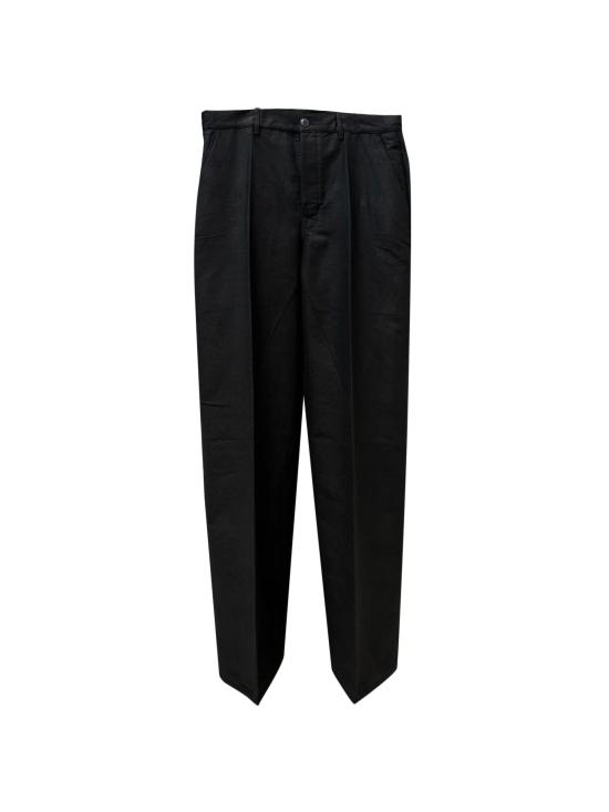 26FW 릭 오웬스 스트레이트 팬츠 RU02F4332MOR 9 BLACK