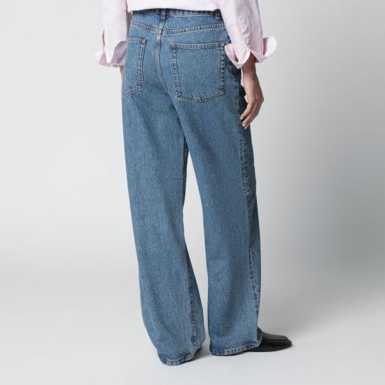 26FW 로에 스트레이트 팬츠 82031119CO 469 BLUE - ROHE