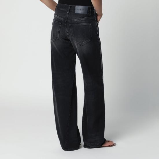 26FW 하이쿠레 스트레이트 팬츠 HEW03371DF119CO L0938 BLACK - HAIKURE